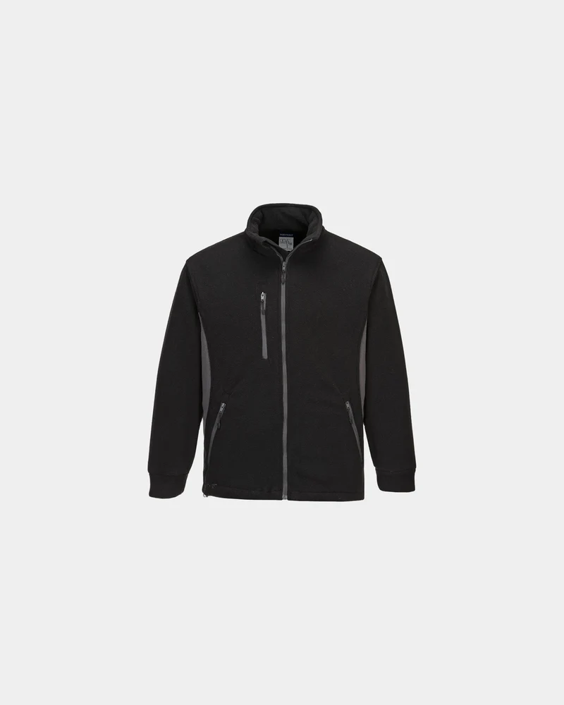 Blouson polaire bicolore à personnaliser