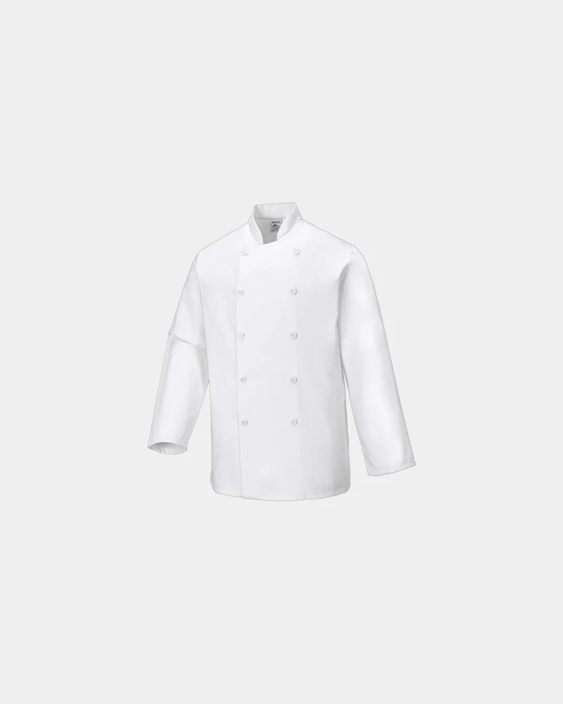Veste de cuisine coton 100% Sussex à personnaliser