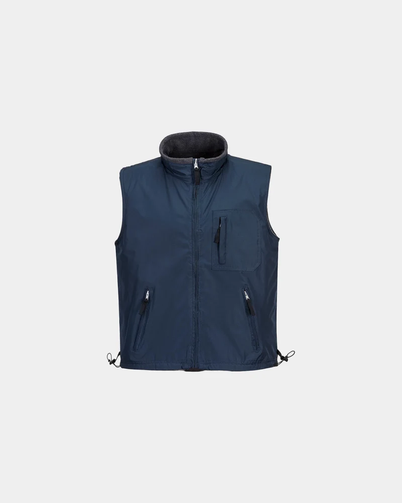 Gilet bodywarmer réversible polyester à personnaliser