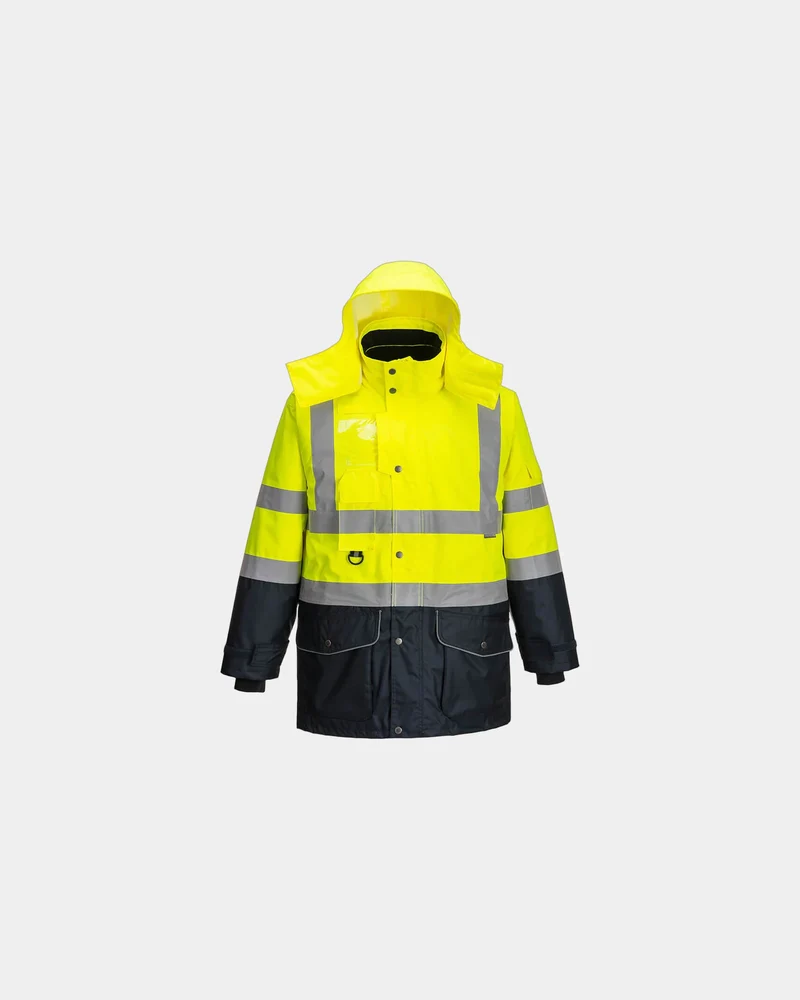 Parka imperméable Hi-Vis Trafic contraste à personnaliser