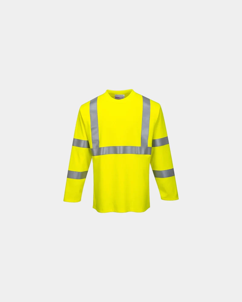 T-shirt à manches longues résistant aux flammes à personnaliser
