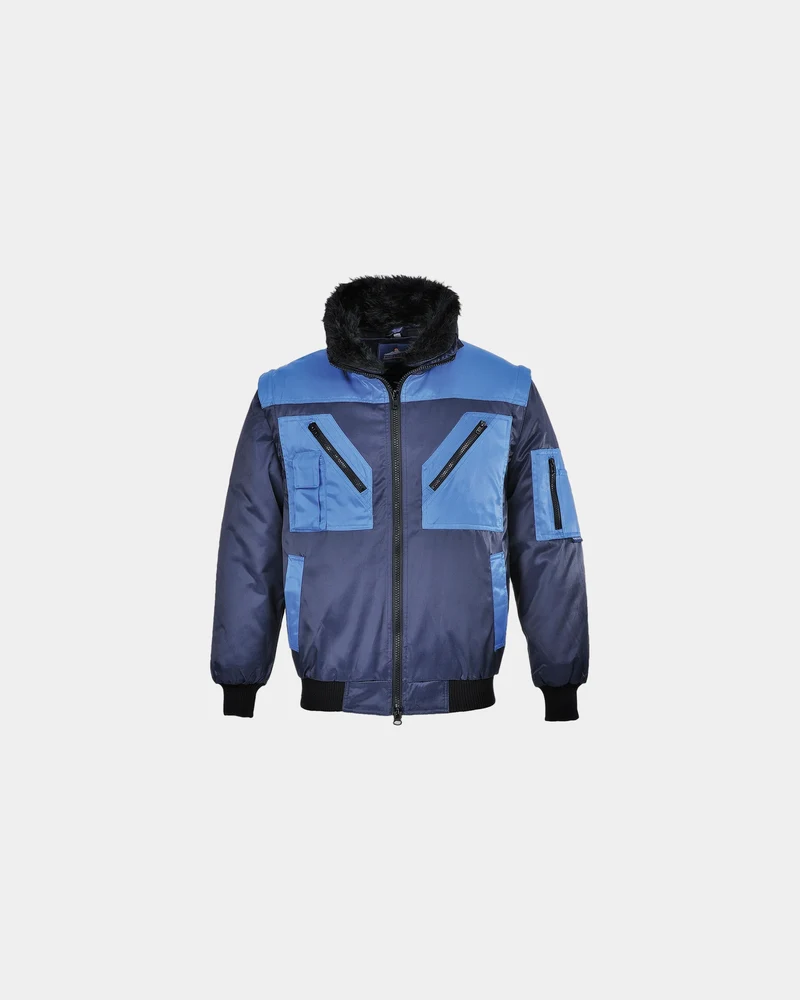 Blouson Pilote bicolore à personnaliser