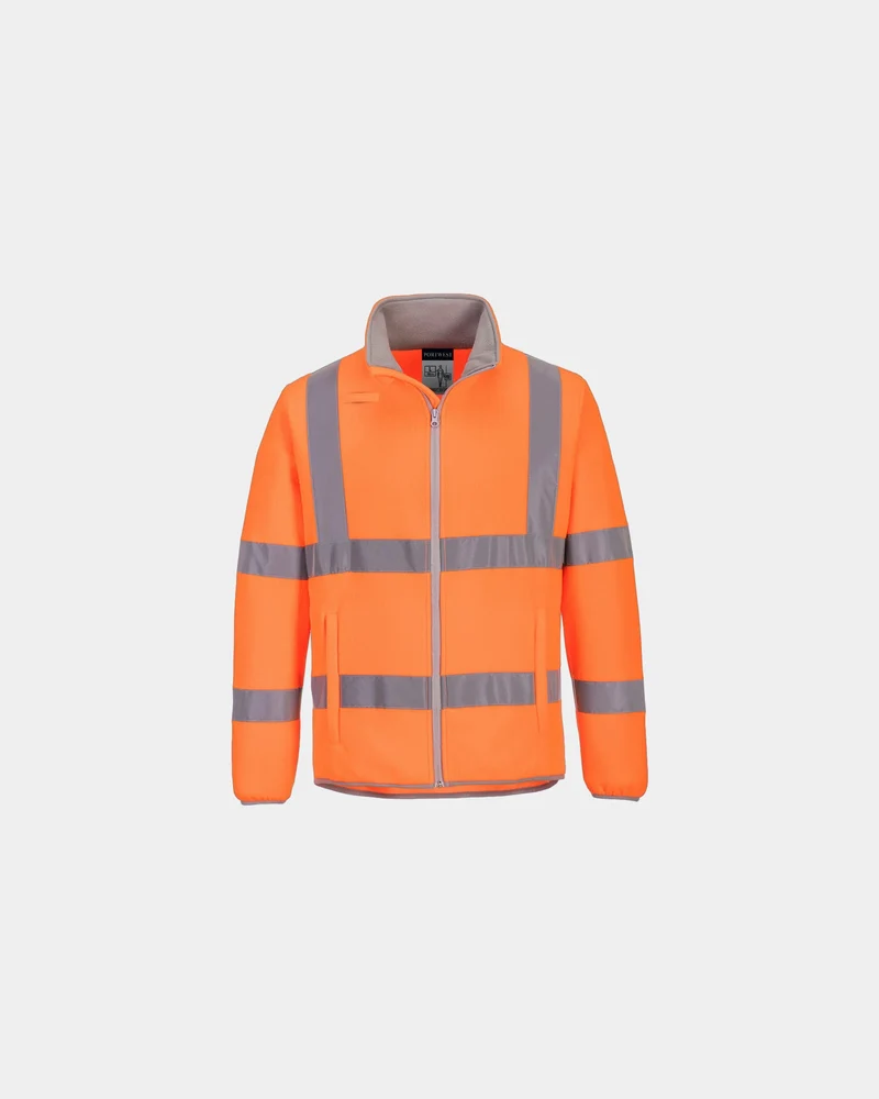 Veste polaire éco haute visibilité 100% polyester à personnaliser