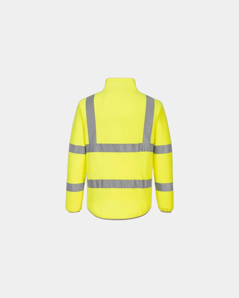 Veste polaire éco haute visibilité 100% polyester à personnaliser