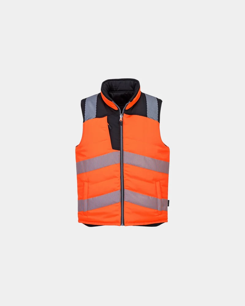 Bodywarmer haute visibilité PW3 à personnaliser