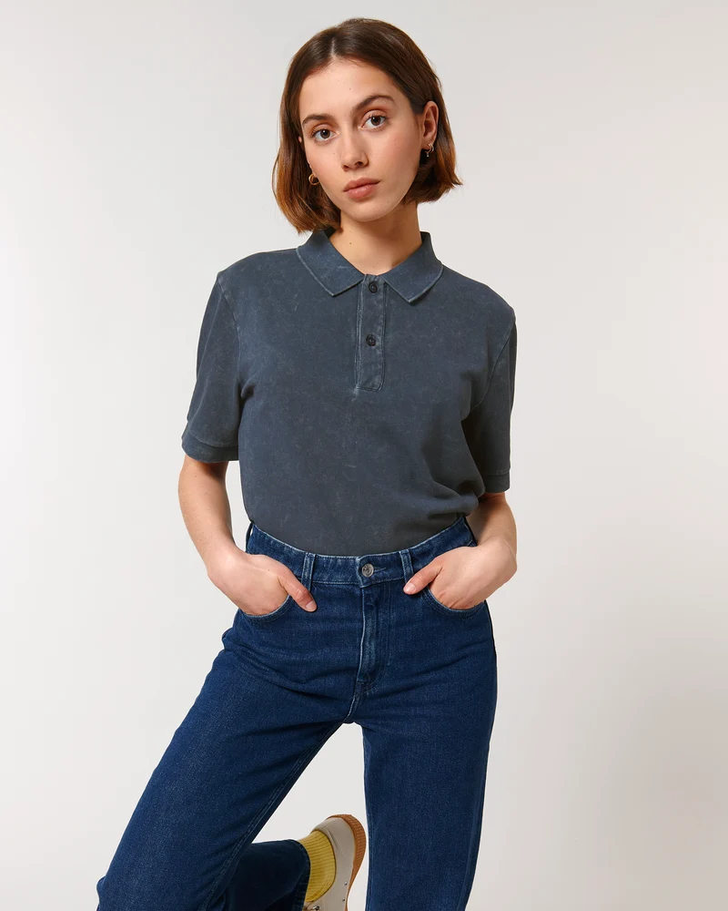 Polo vintage unisexe à personnaliser
