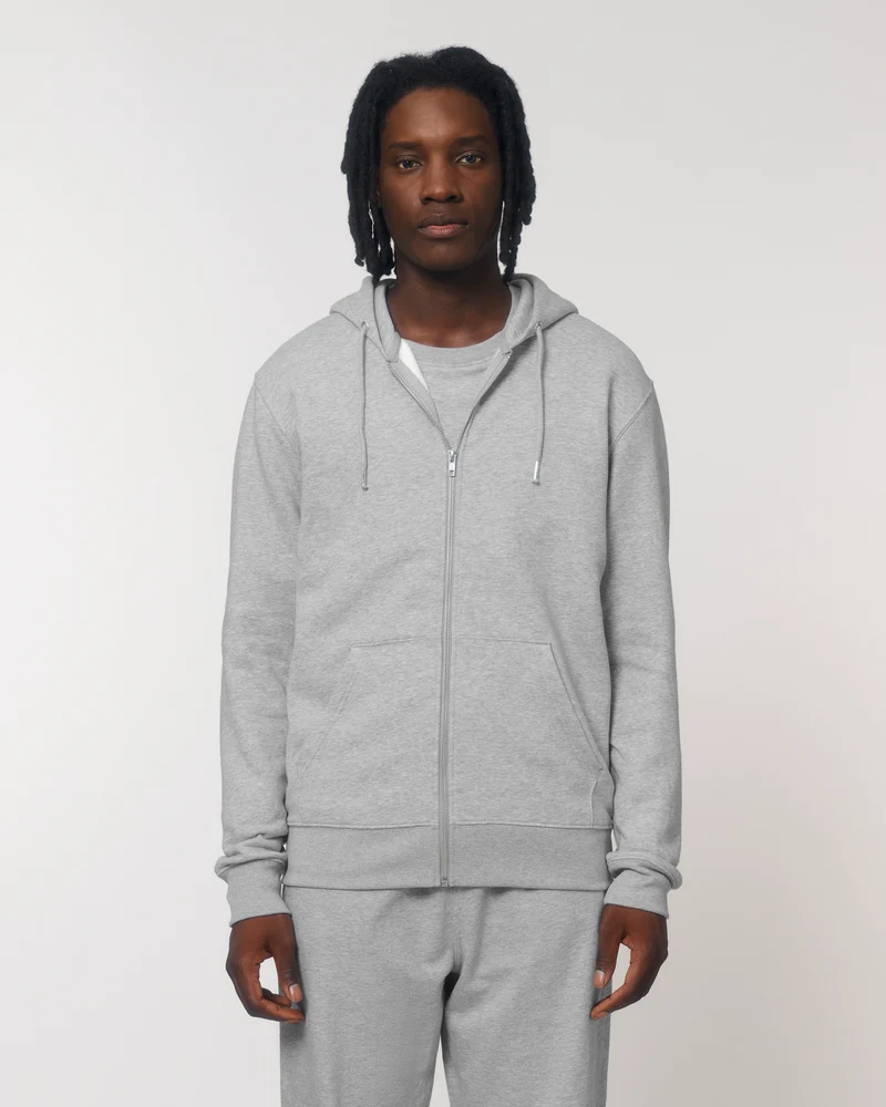 Sweat zippé épais à capuche unisexe personnalisable