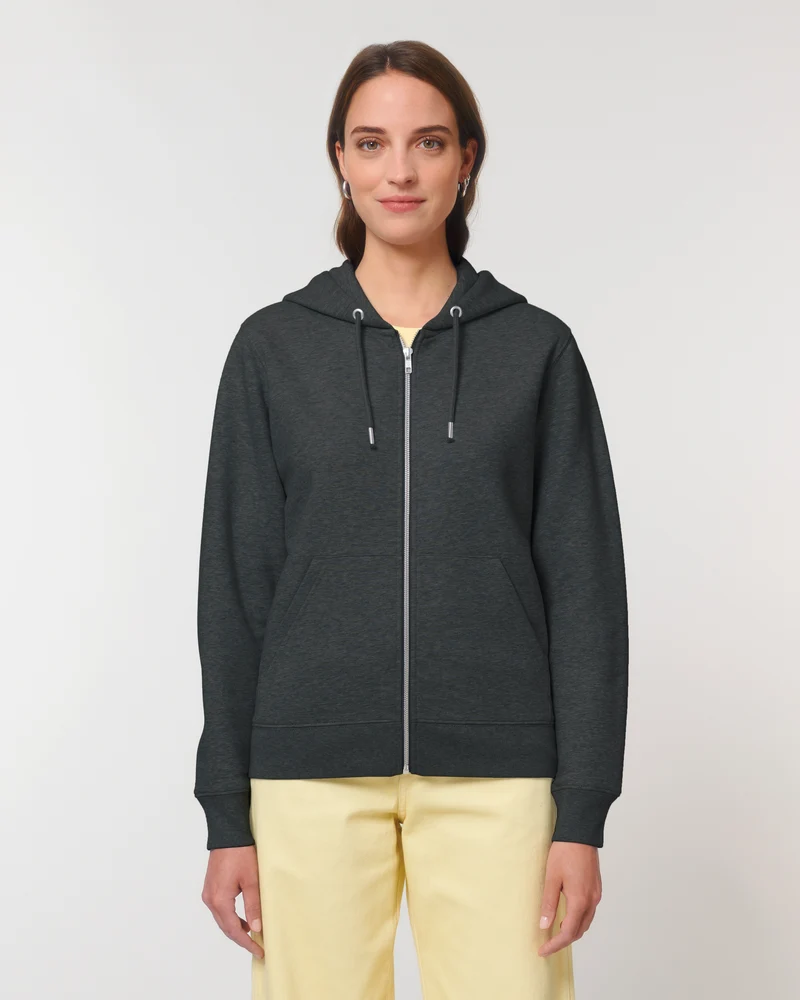 Sweat zippé épais à capuche unisexe personnalisable