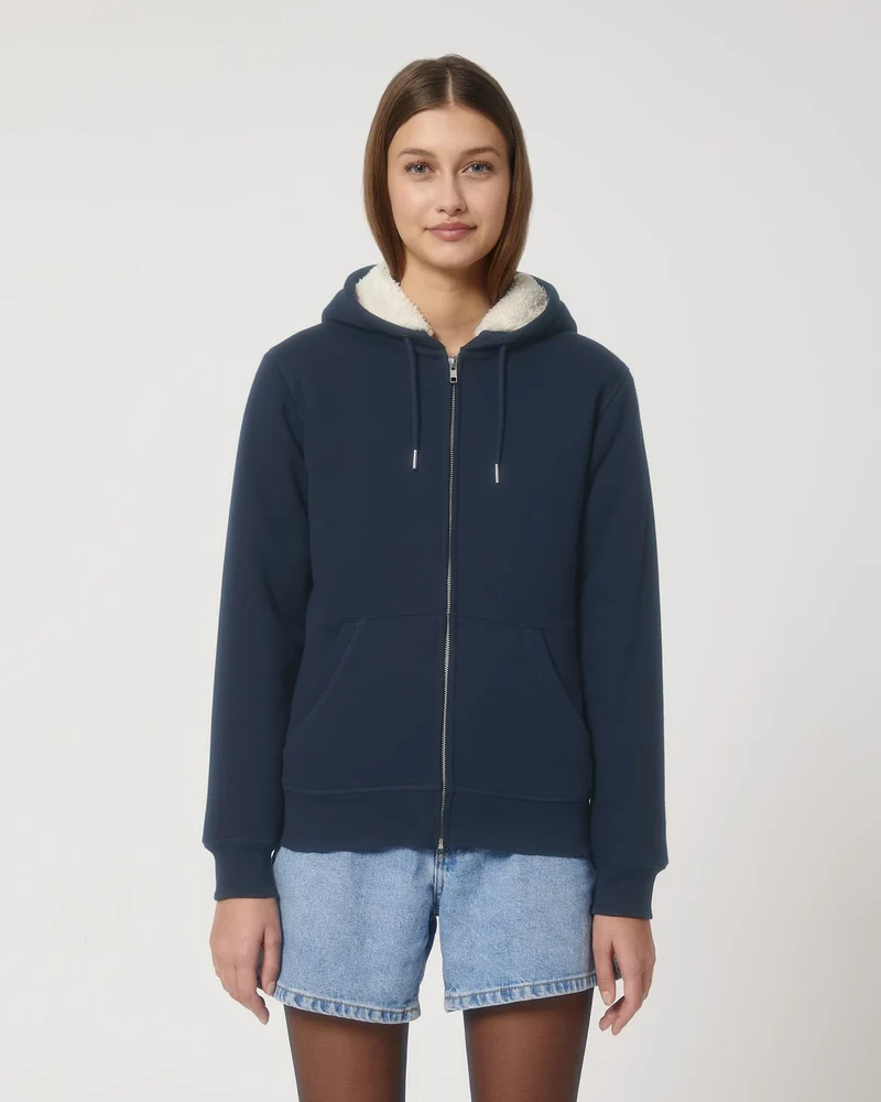 Sweat à capuche zippé unisexe Stanley/Stella Hygger à personnaliser