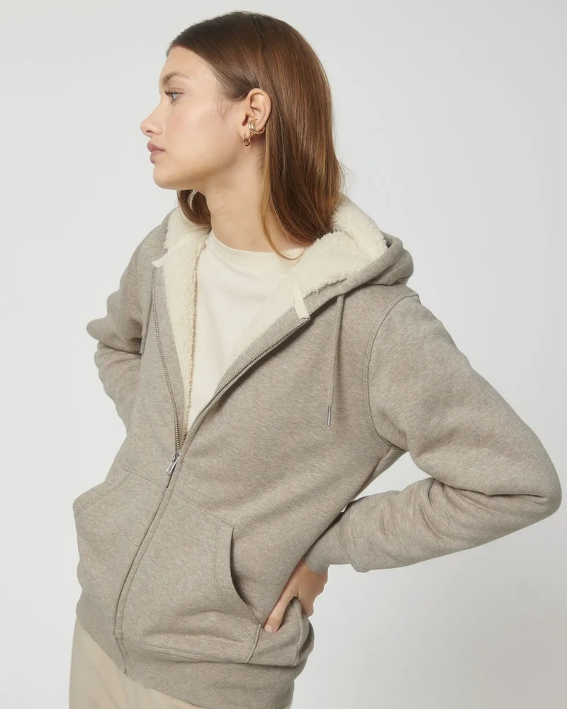 Sweat à capuche zippé unisexe Stanley/Stella Hygger à personnaliser