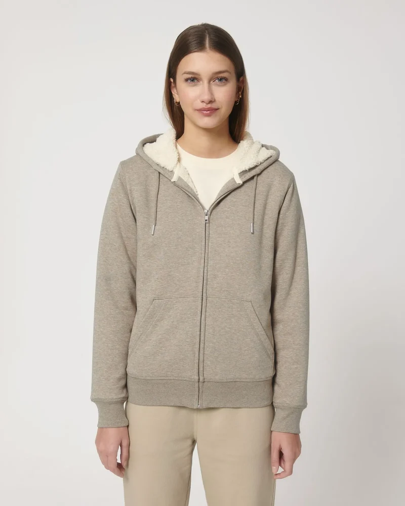 Sweat à capuche zippé unisexe Stanley/Stella Hygger à personnaliser