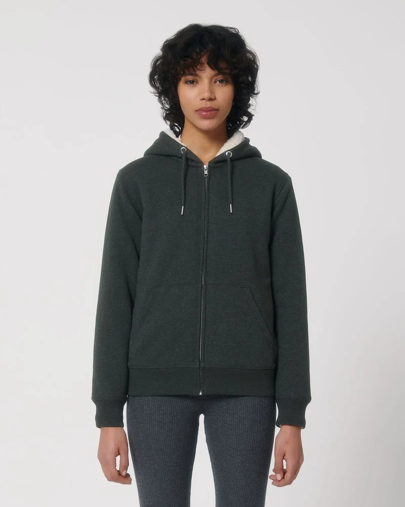 Sweat à capuche zippé unisexe Stanley/Stella Hygger à personnaliser