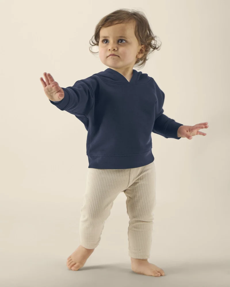 Sweat à capuche bébé coton bio Stanley/Stella à personnaliser