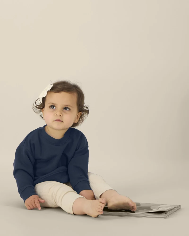 Sweat-shirt bébé coton bio Stanley/Stella à personnaliser