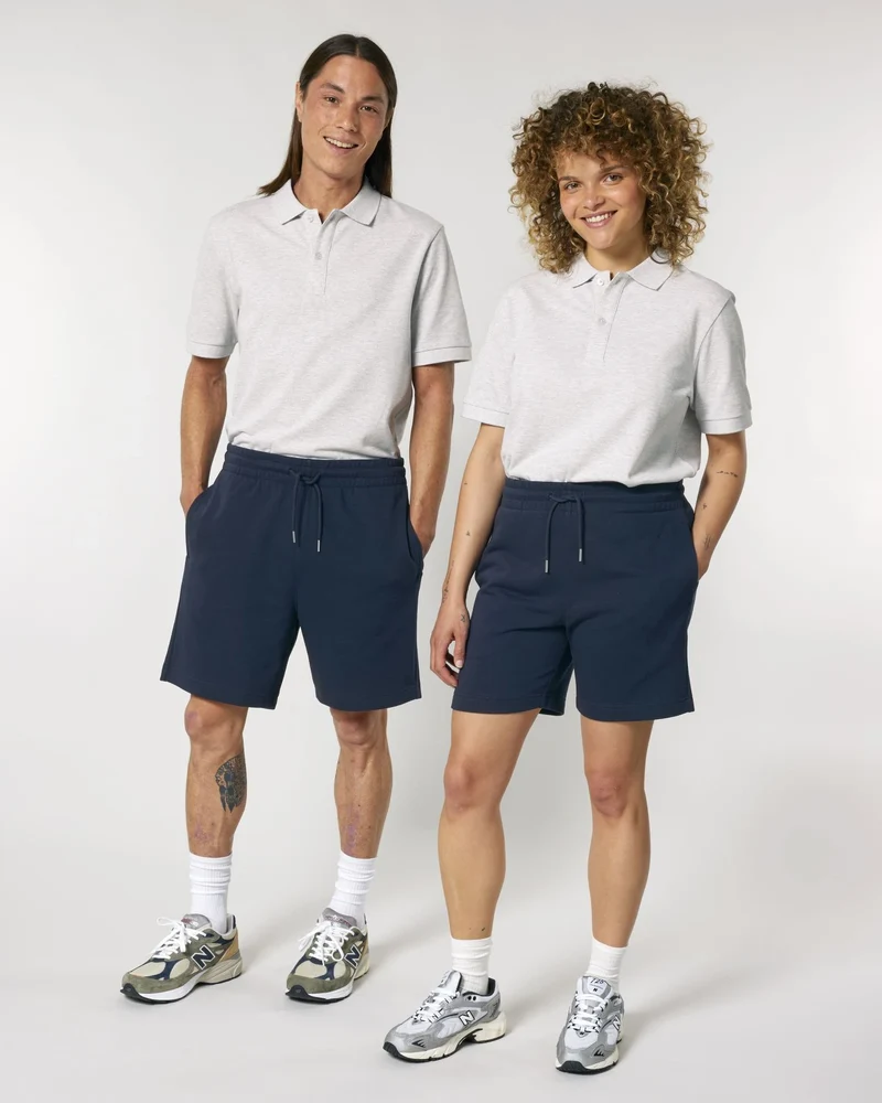 Short de jogging unisexe coton bio Stanley/Stella Trainer à personnaliser