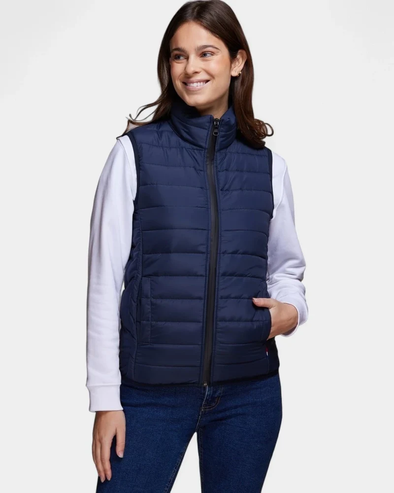 Doudoune sans manches femme Made in France à personnaliser