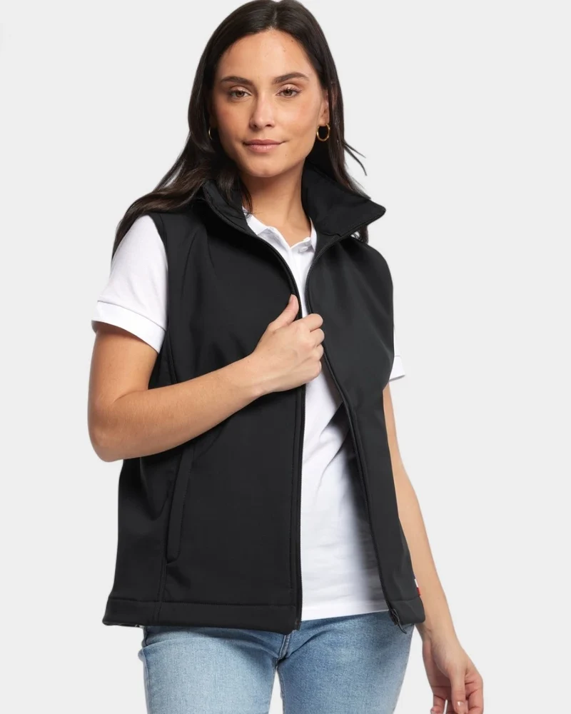 Bodywarmer softshell femme Made in France à personnaliser
