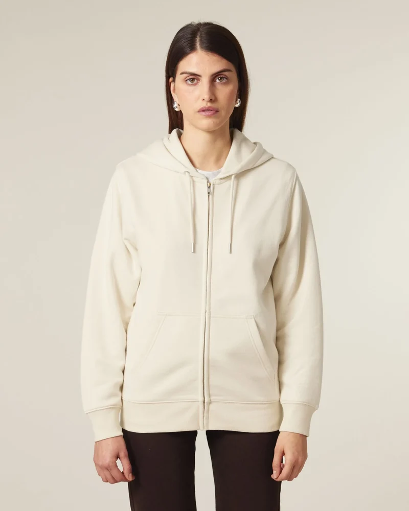 Sweat à capuche zippé coton bio Stanley/Stella 2.0 à personnaliser
