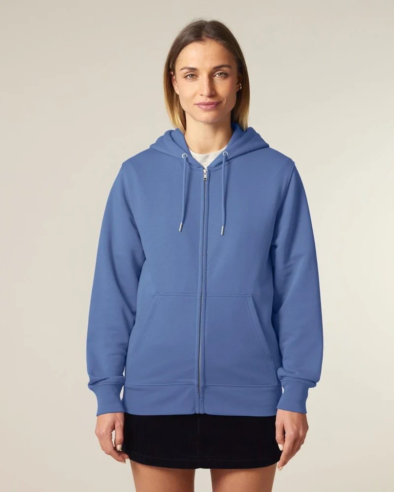 Sweat à capuche zippé coton bio Stanley/Stella 2.0 à personnaliser