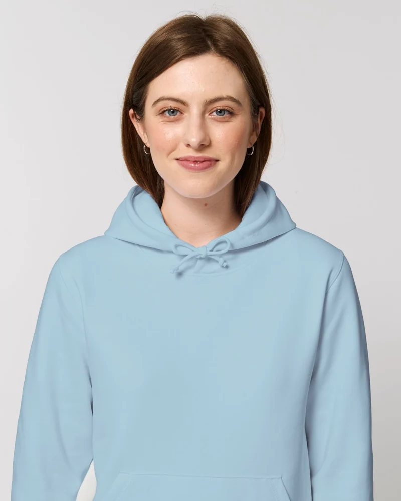Sweat à capuche unisexe en coton bio personnalisable