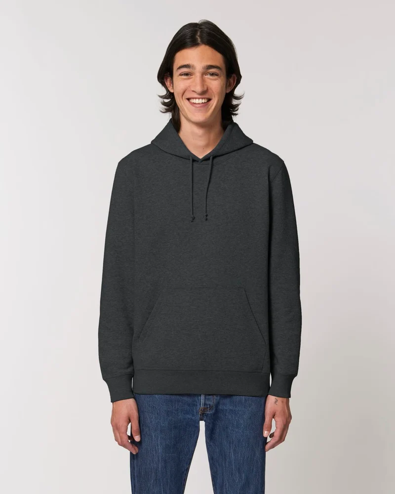 Sweat à capuche unisexe en coton bio personnalisable