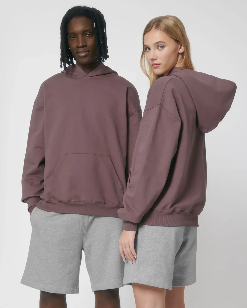 Sweat à capuche unisexe coton bio Stanley/Stella Cooper à personnaliser