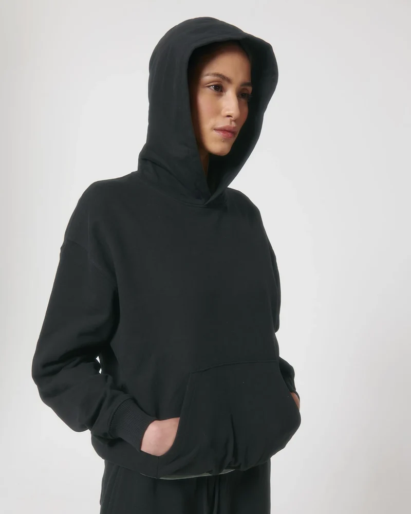 Sweat à capuche unisexe coton bio Stanley/Stella Cooper à personnaliser