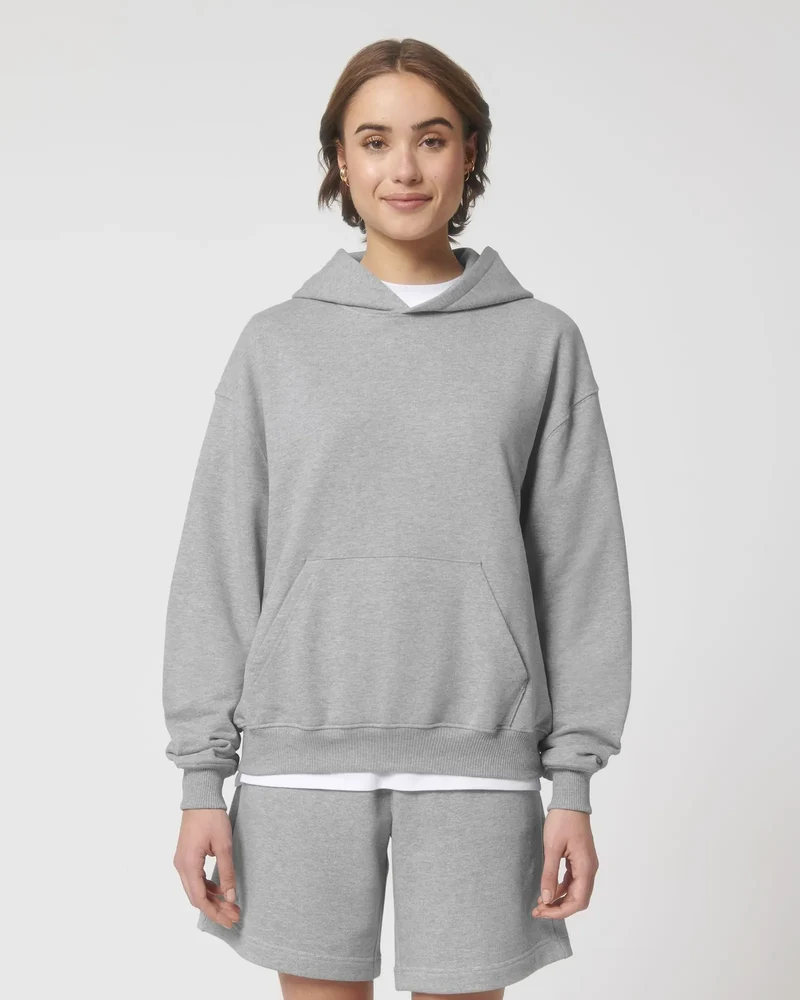Sweat à capuche unisexe coton bio Stanley/Stella Cooper à personnaliser