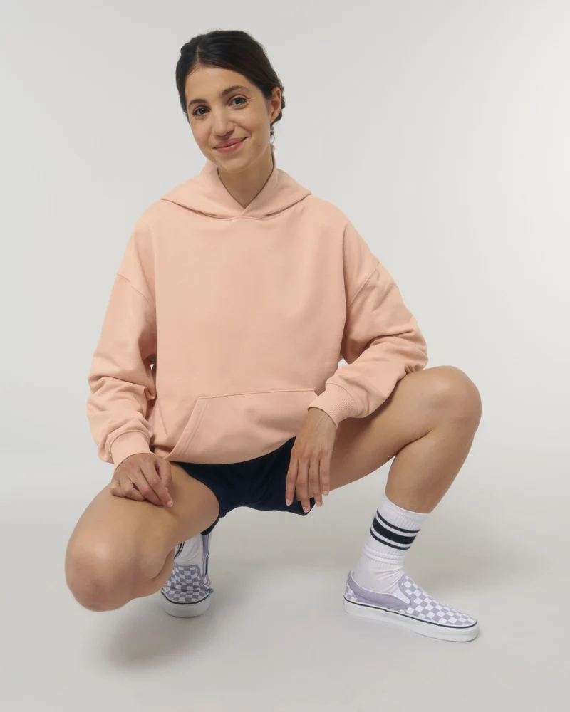 Sweat à capuche unisexe coton bio Stanley/Stella Cooper à personnaliser