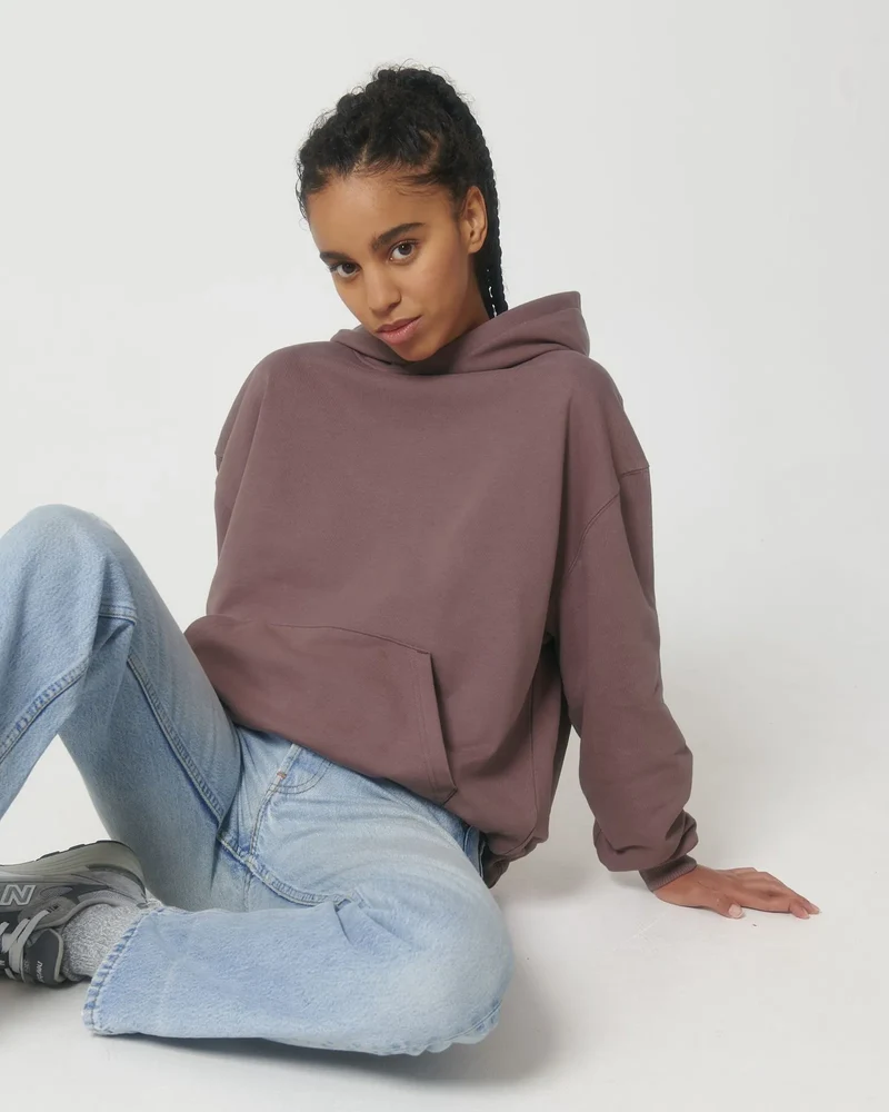 Sweat à capuche unisexe coton bio Stanley/Stella Cooper à personnaliser