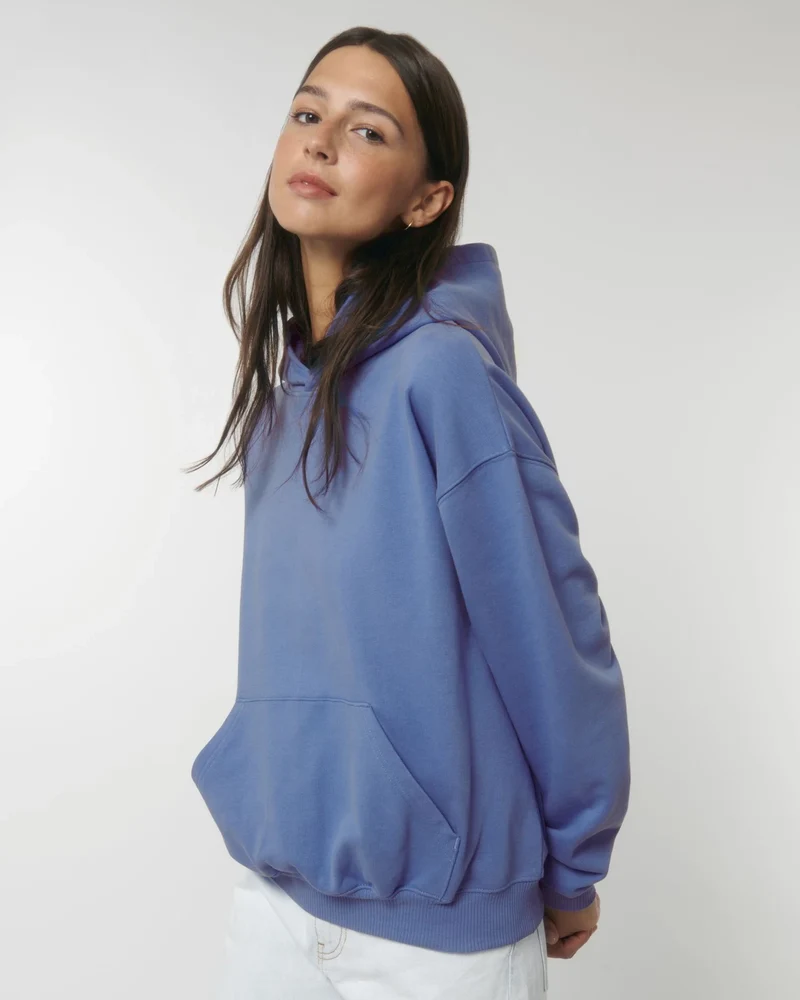 Sweat à capuche unisexe coton bio Stanley/Stella Cooper à personnaliser