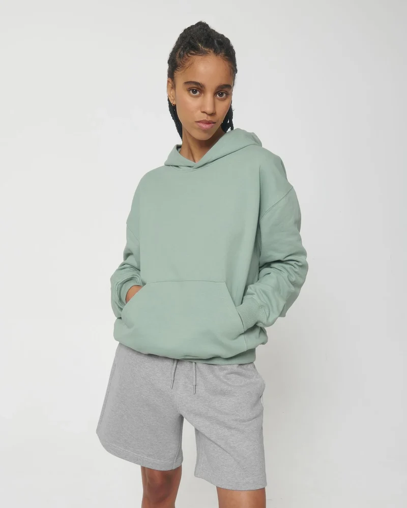 Sweat à capuche unisexe coton bio Stanley/Stella Cooper à personnaliser
