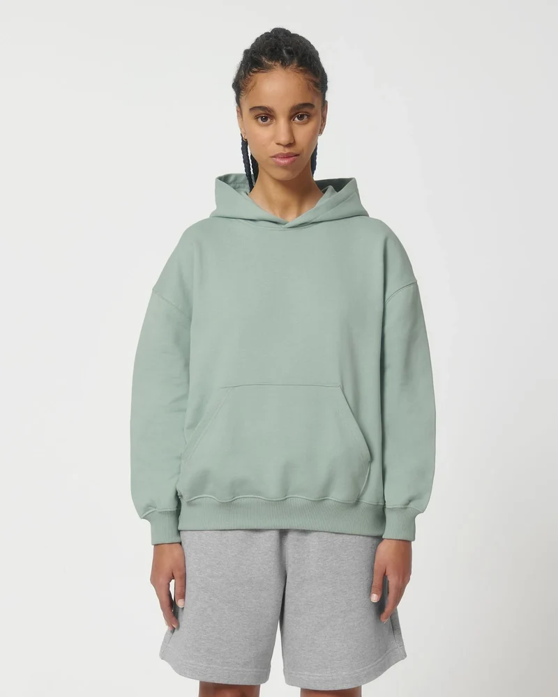 Sweat à capuche unisexe coton bio Stanley/Stella Cooper à personnaliser