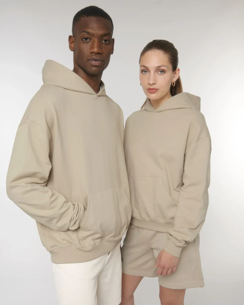 Sweat à capuche unisexe coton bio Stanley/Stella Cooper à personnaliser