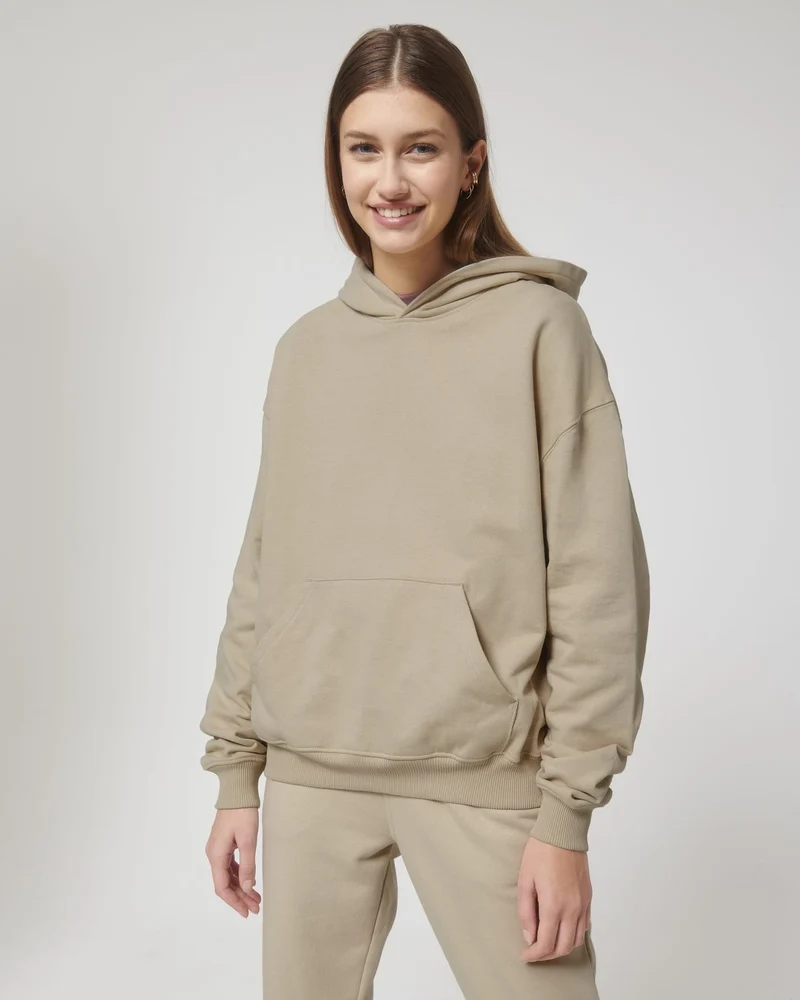Sweat à capuche unisexe coton bio Stanley/Stella Cooper à personnaliser