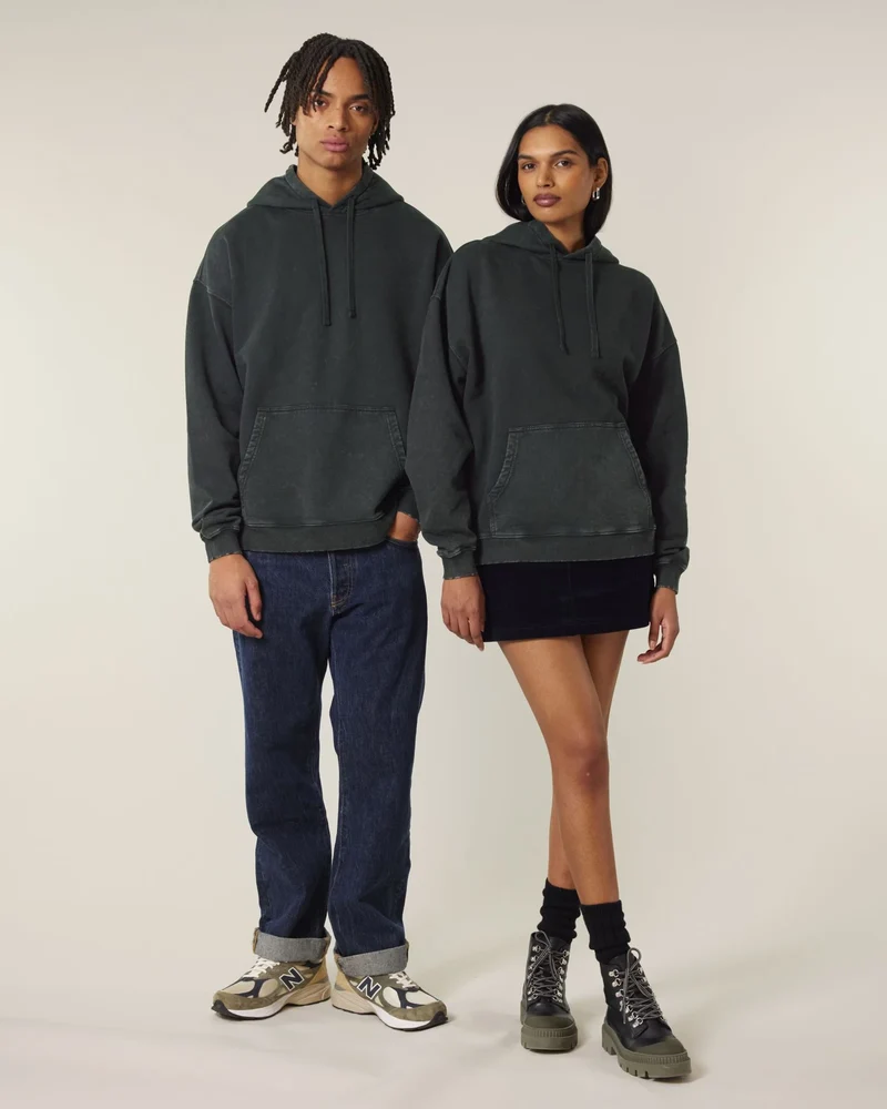 Sweat à capuche oversized coton bio Stanley/Stella Slammer à personnaliser