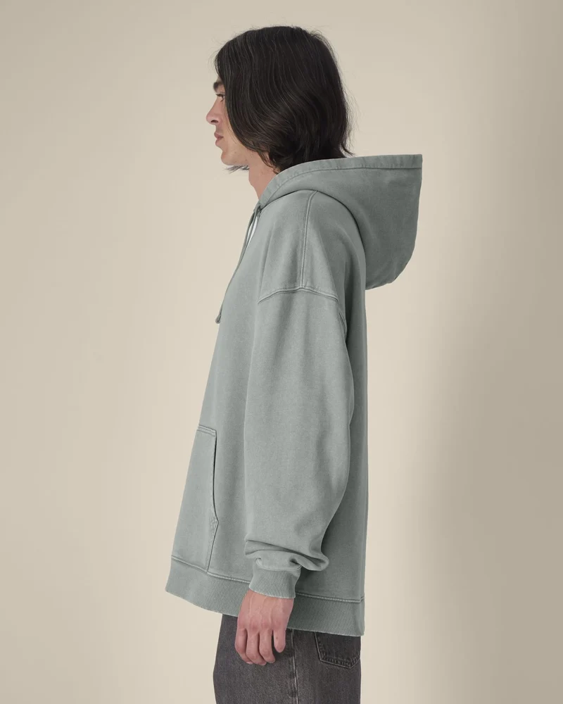 Sweat à capuche oversized coton bio Stanley/Stella Slammer à personnaliser
