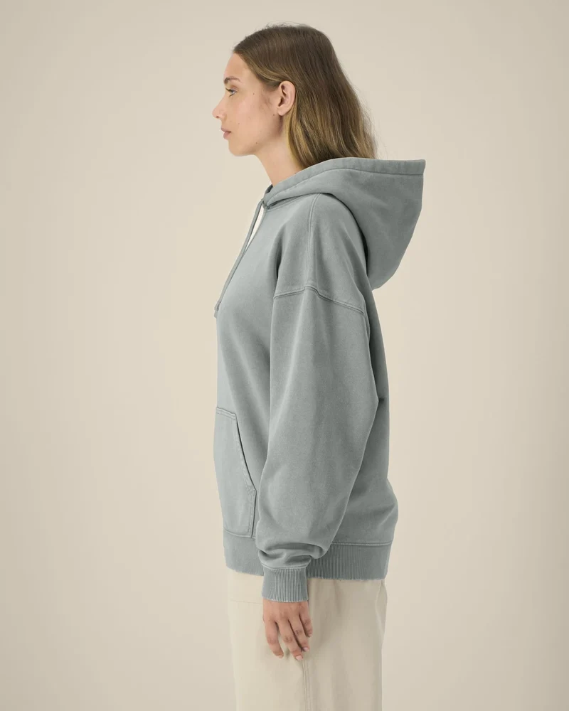 Sweat à capuche oversized coton bio Stanley/Stella Slammer à personnaliser