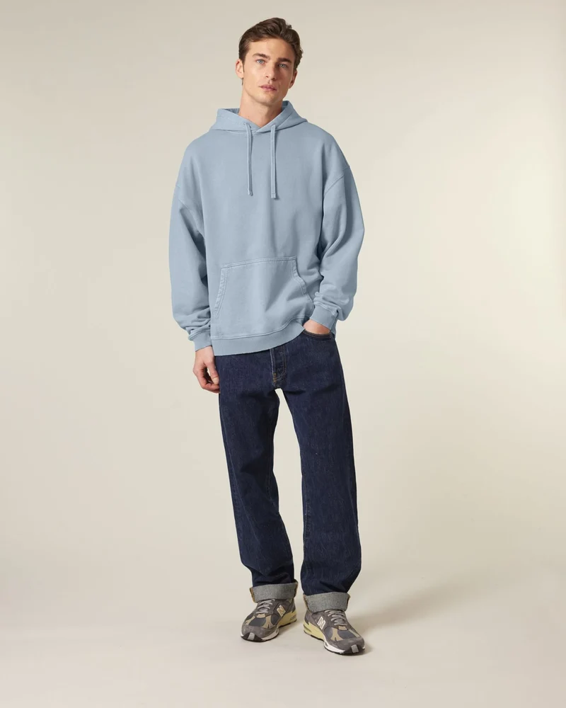Sweat à capuche oversized coton bio Stanley/Stella Slammer à personnaliser