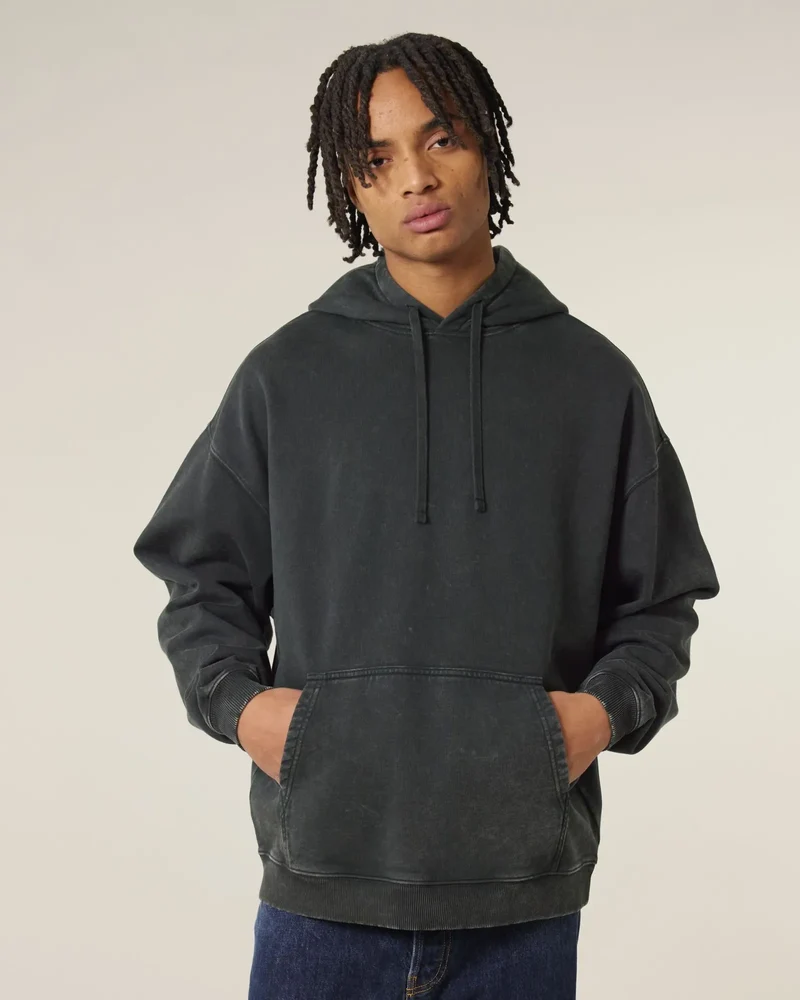 Sweat à capuche oversized coton bio Stanley/Stella Slammer à personnaliser