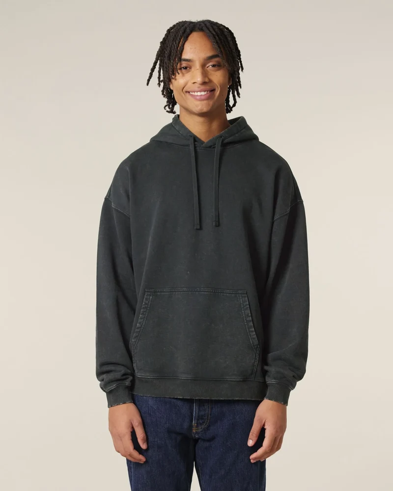 Sweat à capuche oversized coton bio Stanley/Stella Slammer à personnaliser