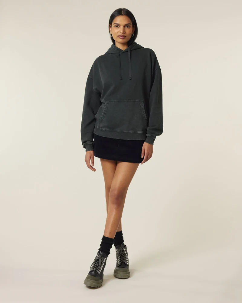Sweat à capuche oversized coton bio Stanley/Stella Slammer à personnaliser