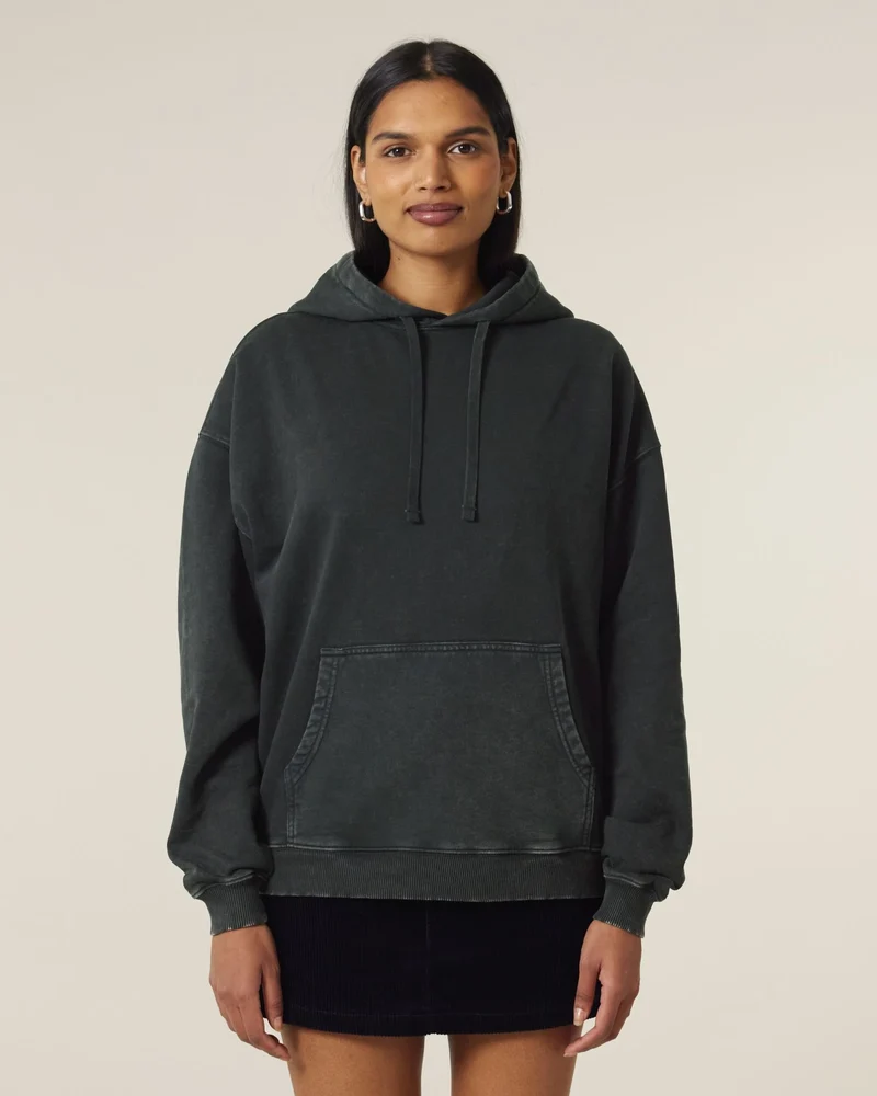 Sweat à capuche oversized coton bio Stanley/Stella Slammer à personnaliser
