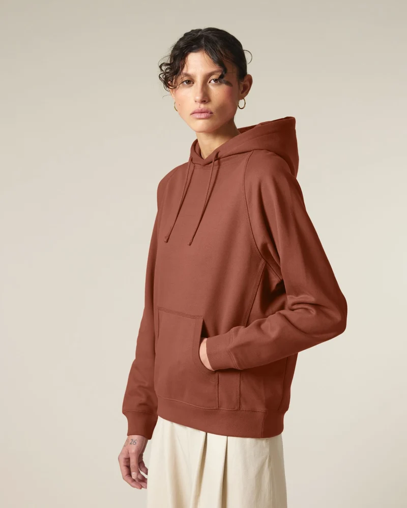Sweat à capuche coton bio Stanley/Stella Striker à personnaliser