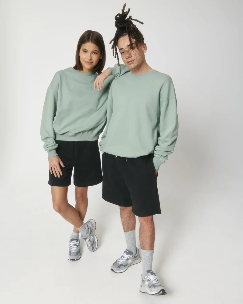 Sweat à col rond coton bio Stanley/Stella Ledger à personnaliser