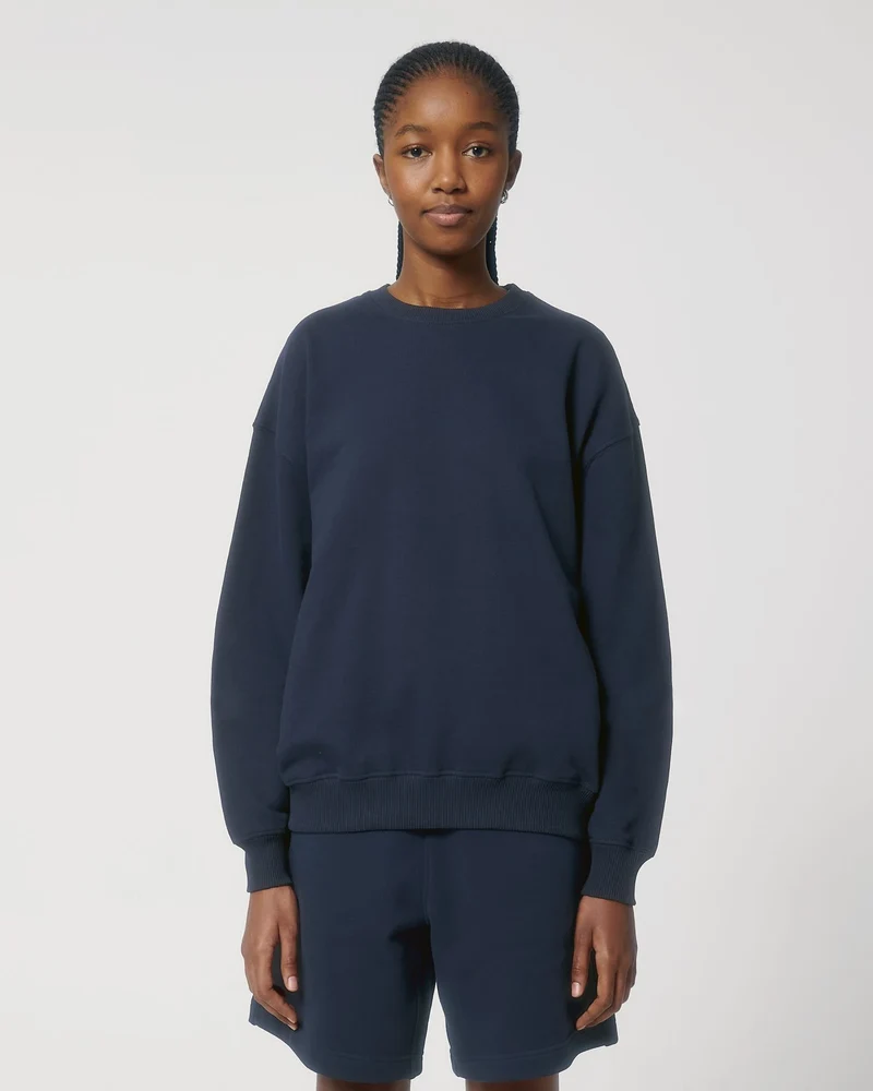 Sweat à col rond coton bio Stanley/Stella Ledger à personnaliser