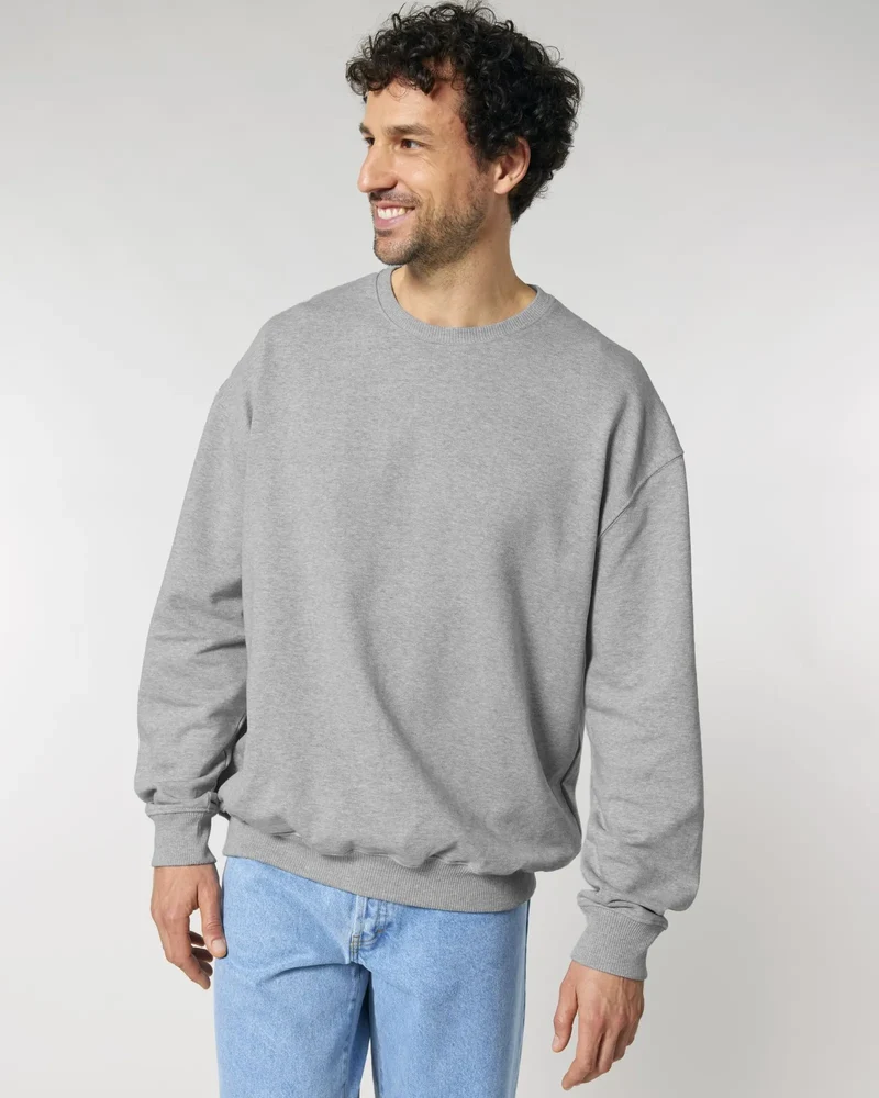 Sweat à col rond coton bio Stanley/Stella Ledger à personnaliser