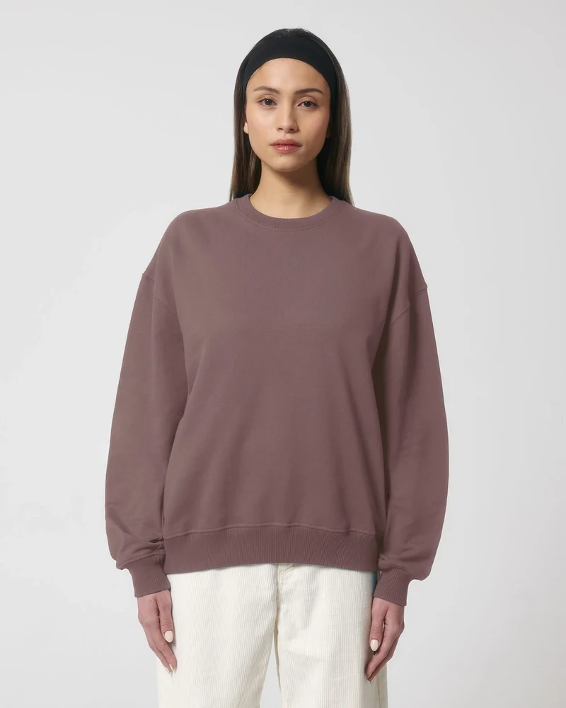 Sweat à col rond coton bio Stanley/Stella Ledger à personnaliser