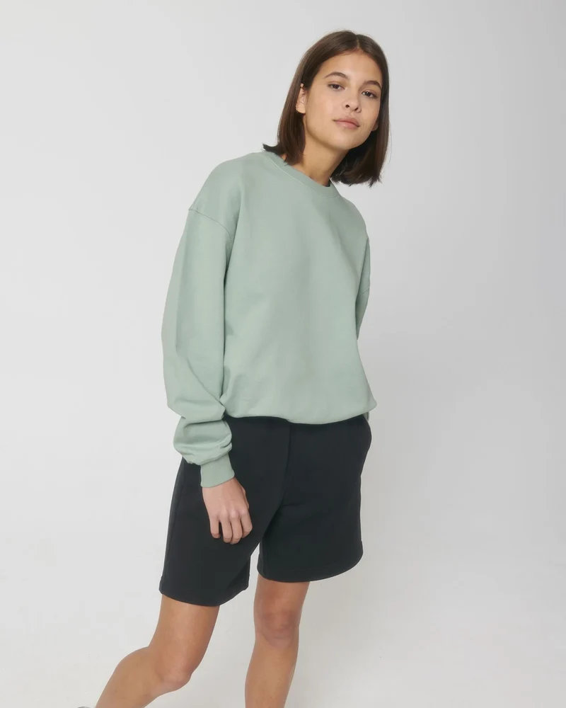 Sweat à col rond coton bio Stanley/Stella Ledger à personnaliser