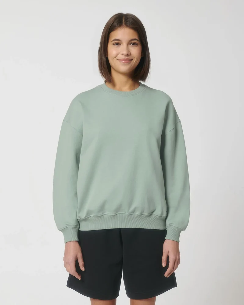 Sweat à col rond coton bio Stanley/Stella Ledger à personnaliser